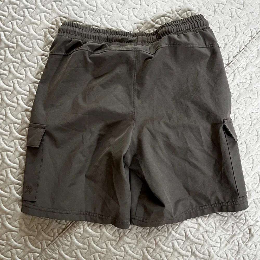 All in Motion Dark Gray Cargo Shorts - Picture 3 of 3